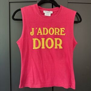 Christian Dior J’Adore Dior Vintage Tank Top